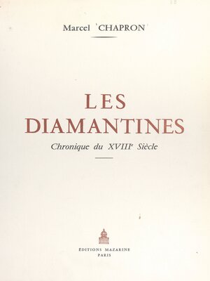 cover image of Les diamantines